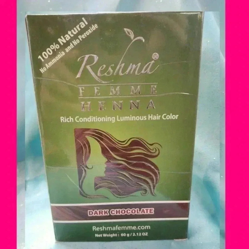 Reshma Femme HENNA Natural Hair Dye Color DK BROWN